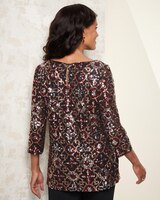 Sequin Medalion Tunic by Alex Evenings thumbnail number 2