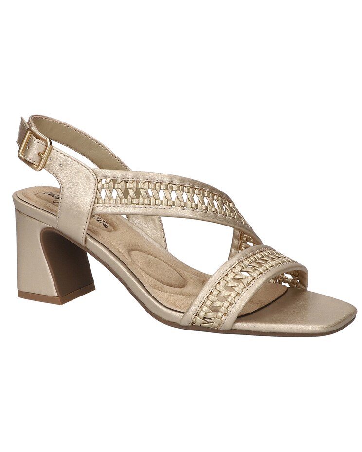 Easy Street® Rowan Square Toe Block Heel Sandals image number 1