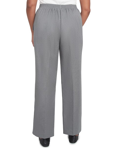 Alfred Dunner® Copenhagen Average Length Side Pocket Elastic Pant