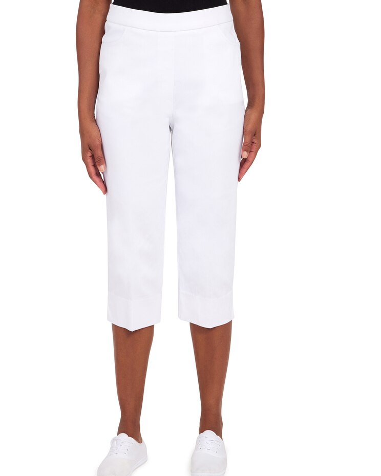 Alfred Dunner® Classic Allure Stretch Clamdigger Capri image number 1