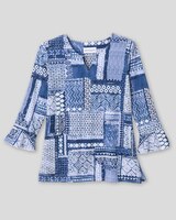 CL Patchwork Tee by Alfred Dunner thumbnail number 2