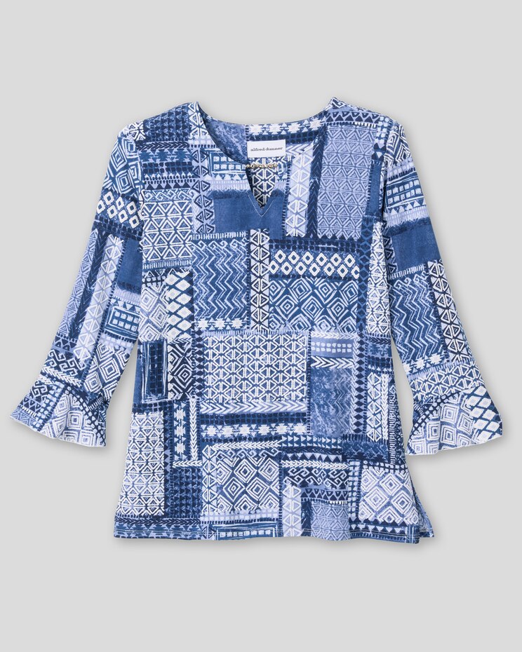 CL Patchwork Tee by Alfred Dunner image number 2