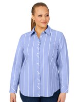 Foxcroft Ava Stretch Non-Iron Simply Stripe Shirt thumbnail number 4