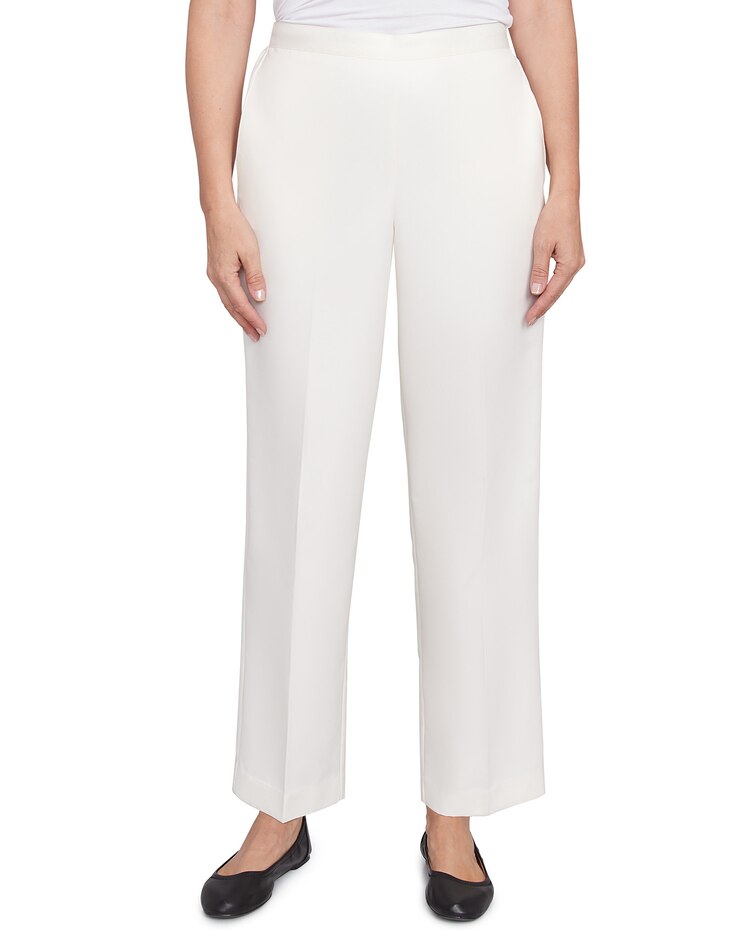 Alfred Dunner® Copenhagen Petite Side Pocket Elastic Pant image number 1