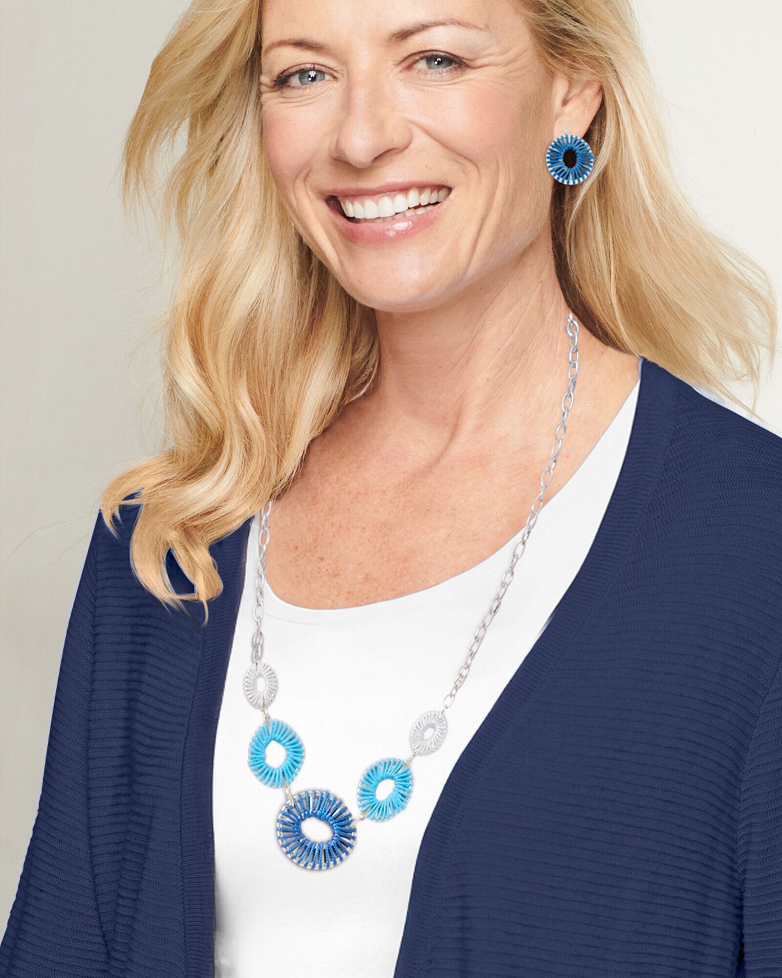 Blue Sky Necklace Draper s Damon s