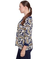 Alfred Dunner® Block Island Geometric Grommet Trim Top thumbnail number 4
