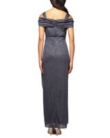 Cold Shoulder Glitter Mesh Dress  thumbnail number 3
