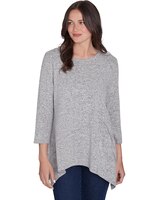 Ruby Rd® Cozy Season Knit Sharkbite Top thumbnail number 1
