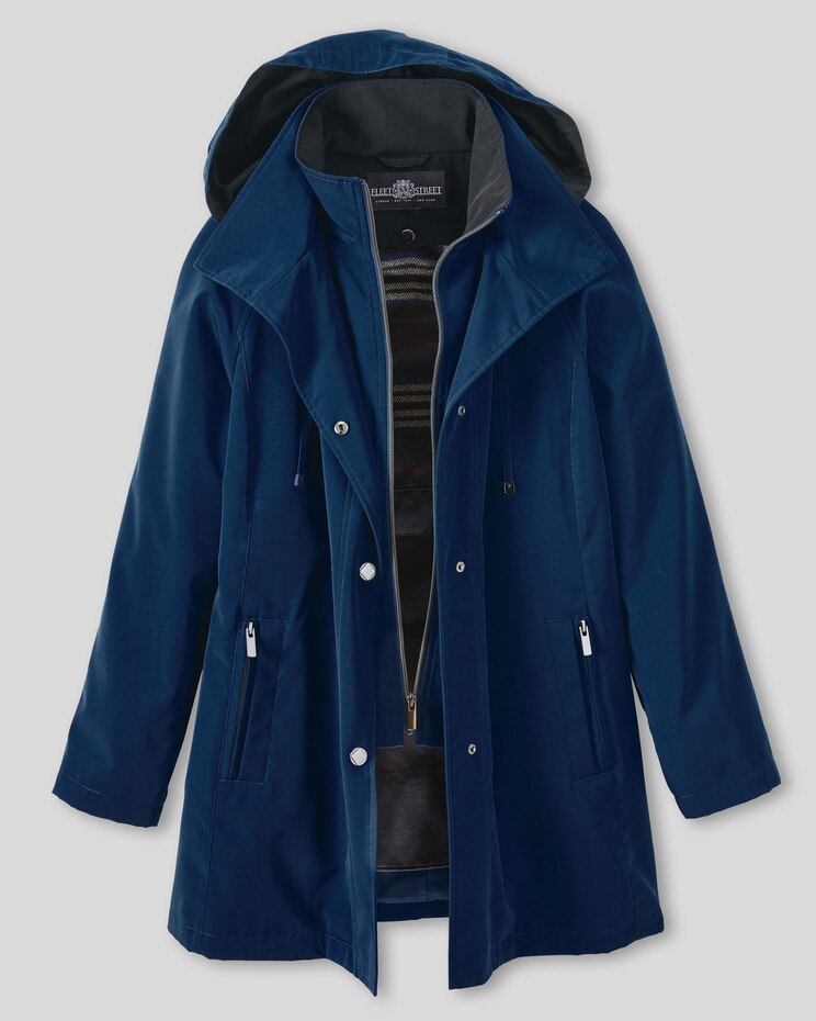 Fleet Street® Short Three-Season Raincoat image number 8