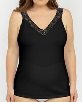 Reversible Lace Neckline Camisole thumbnail number 1
