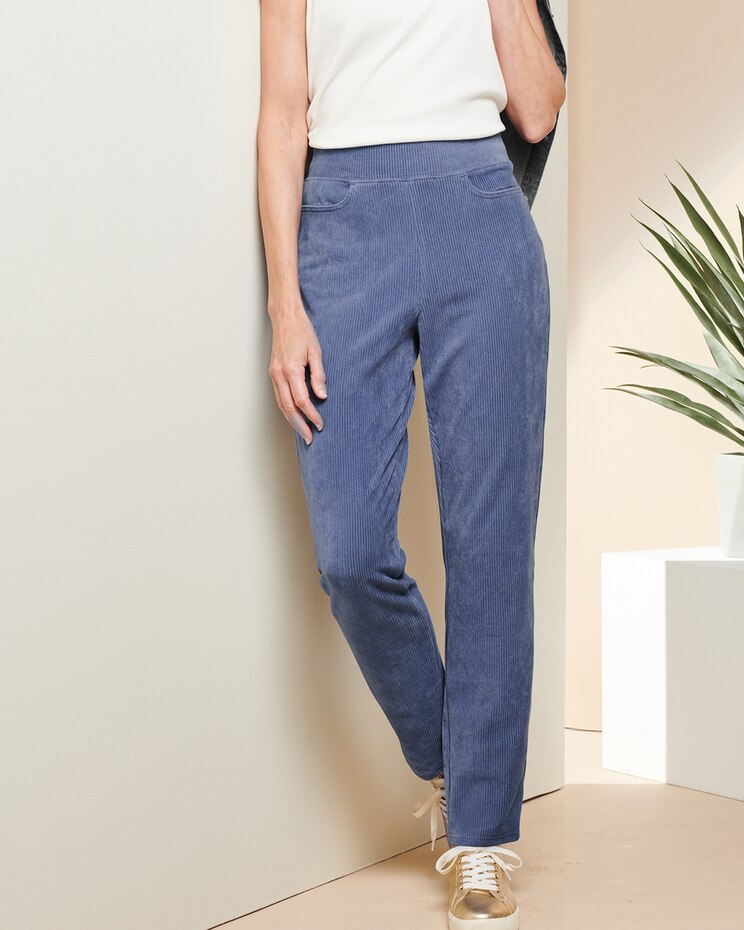 Knit Cord Pants image number 1