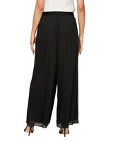 Wide Leg Mesh Pant with Tie Belt thumbnail number 2