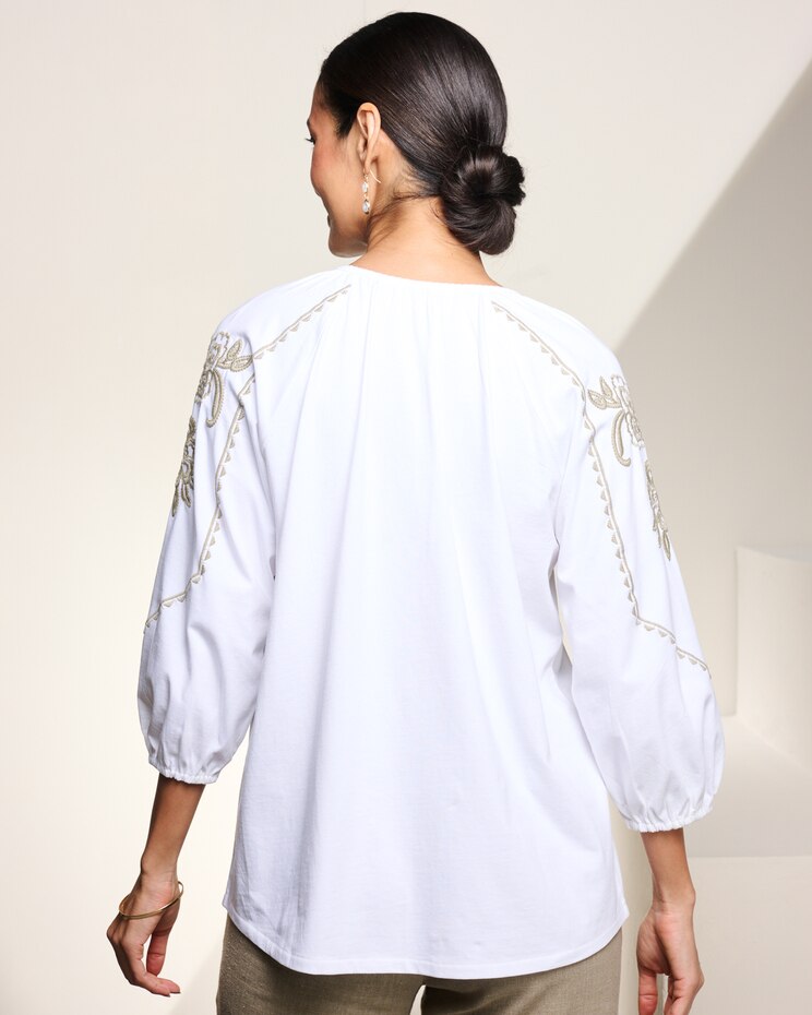 Island Embroidered Top image number 2