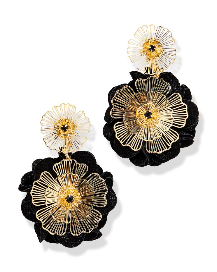 Midnight Blooms Earrings image number 1