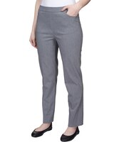 Alfred Dunner® Point Of View Shaping Flat Front Short Length Pant thumbnail number 3