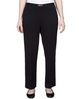 Alfred Dunner® Park Place Stretch Knit Average Length Ponte Pant with Buckle thumbnail number 1