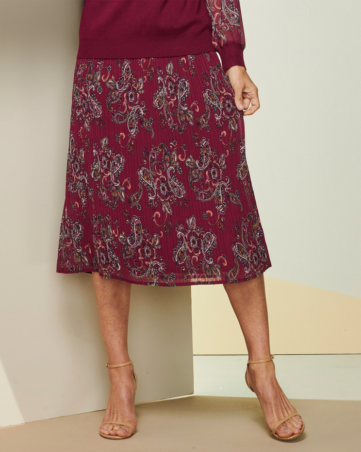 Alfred Dunner Paisley Skirt image number 1