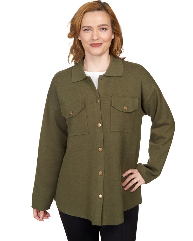Ruby Rd® Solid Sweater Jacket image number 1