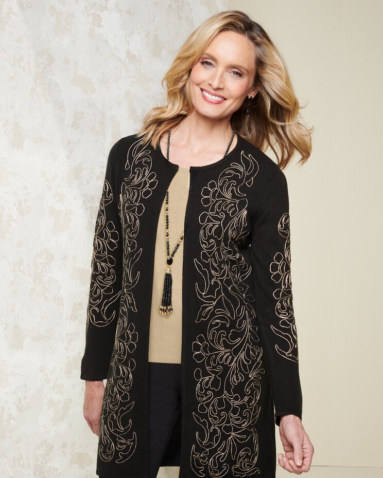 Golden Scroll Sweater image number 1