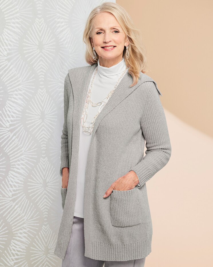 Chenille Sweater Cardigan image number 1