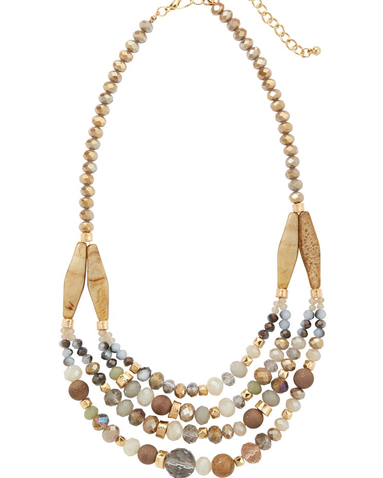 Mixed Multi Row Necklace image number 1