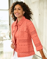 Forever Eyelet Jacket thumbnail number 1