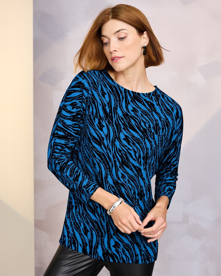 Artistic Pleated Top image number 1