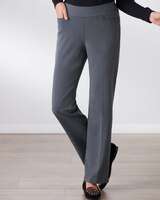Bi-Stretch Straight Leg Pull-On Pants thumbnail number 2