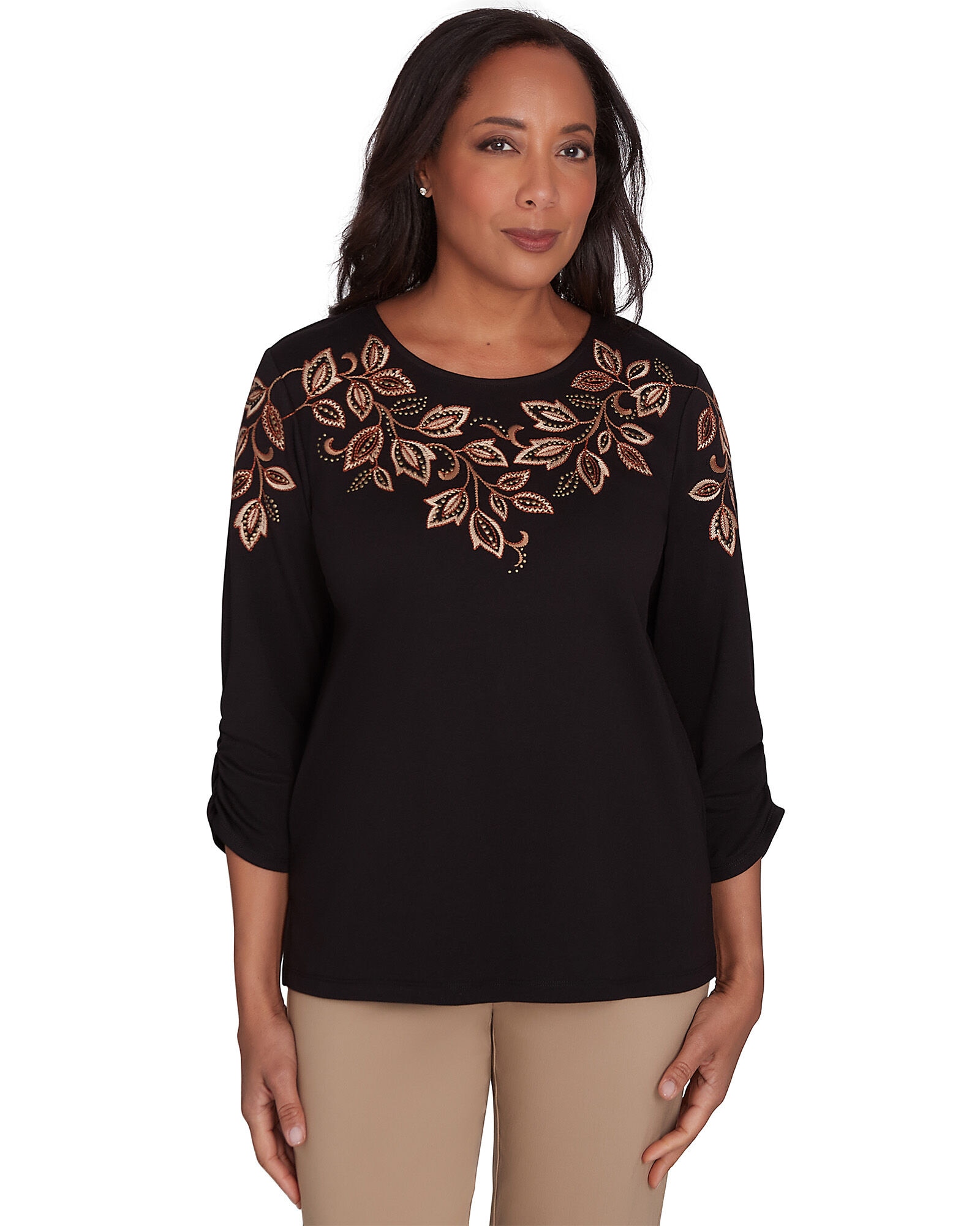 Alfred dunner sweater tops discount