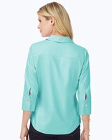 Foxcroft Paityn Essential Pinpoint Non-Iron Shirt thumbnail number 3