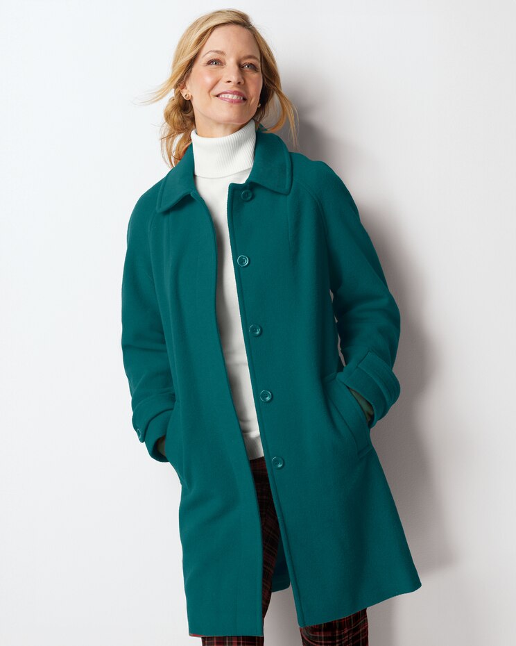 Wool Balmacaan Coat image number 1