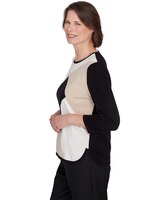 Alfred Dunner® Classics Colorblock Beaded Top thumbnail number 3