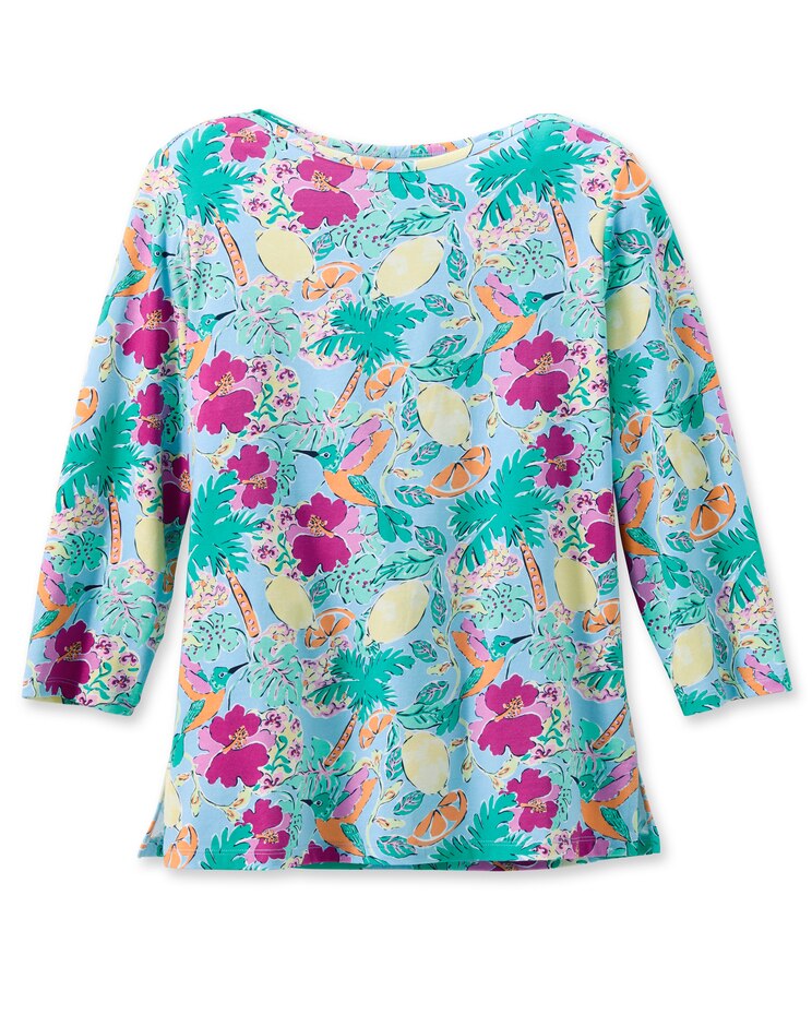 Amalfi Lemon Print Tee image number 3