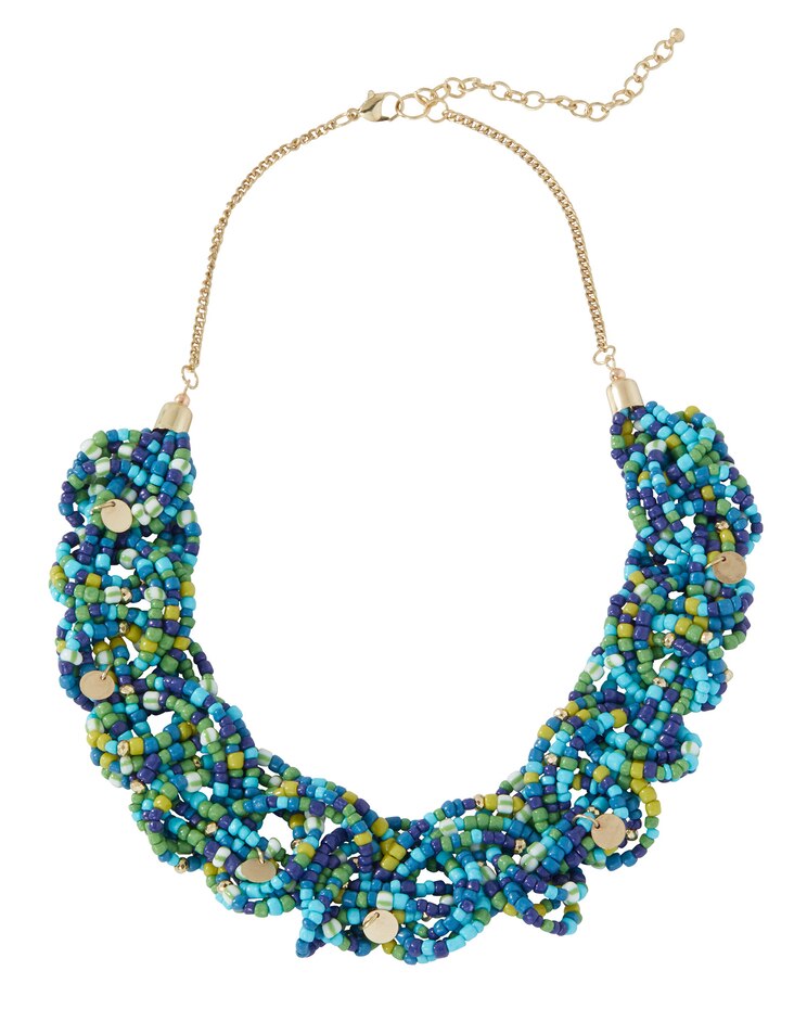 Braided Beads Necklace image number 1
