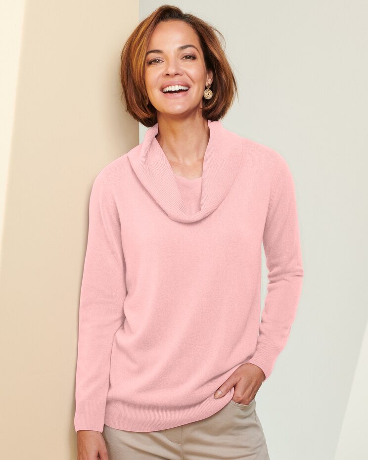 Soft Spun™ Acrylic Cowl Sweater image number 1