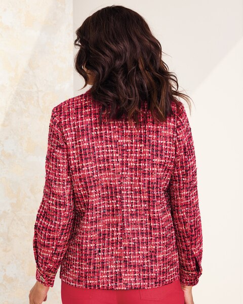 Luxe Holiday Tweed Jacket
