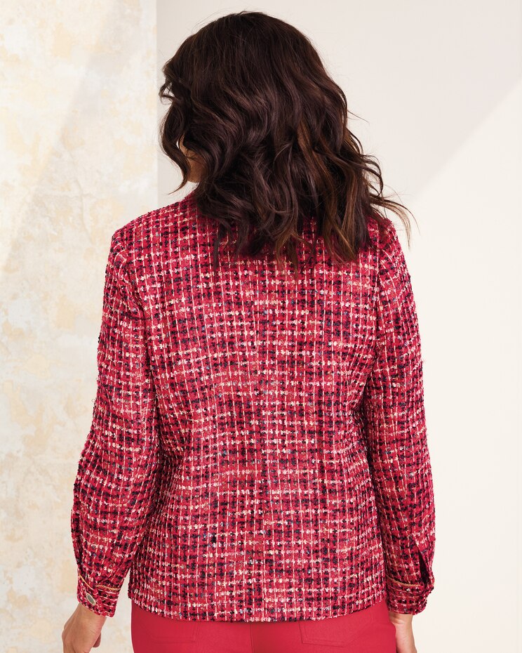 Luxe Holiday Tweed Jacket image number 2