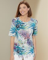 Palm Frond Cutout Top thumbnail number 1