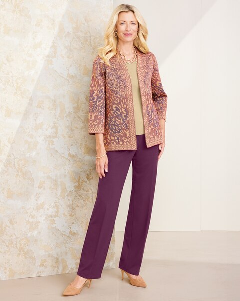Shimmer Print Cardigan