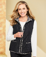 Reversible Animal Quilted Vest thumbnail number 2