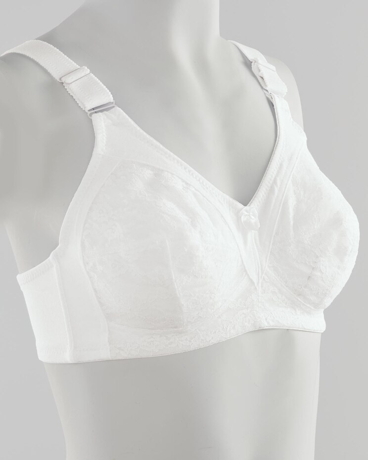 Valmont 2pk Soft Cup Lace Comfort Bra image number 1