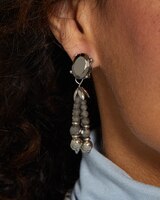 Nightfall Tassel Earrings thumbnail number 2