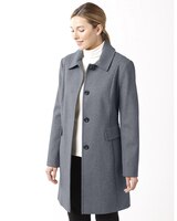 Larry Levine® Updated Wool Coat thumbnail number 3