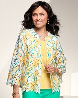 Paradise Printed Lace Jacket thumbnail number 1