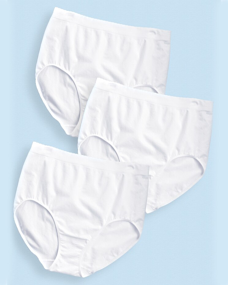 3-Pack Seamless Panties by ComfortEase image number 1