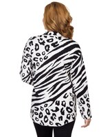 Ruby Rd® Animal Print Sweater Jacket thumbnail number 2