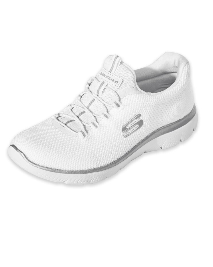 Women's Skechers® Summits Mesh Bungees Slip-Ons image number 1