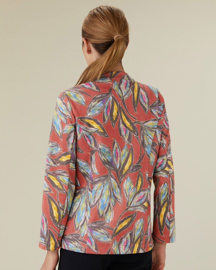 Autumn Foil Leaf Microsuede Topper image number 2