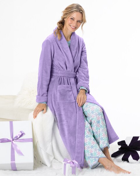 Fleece Wrap Robe