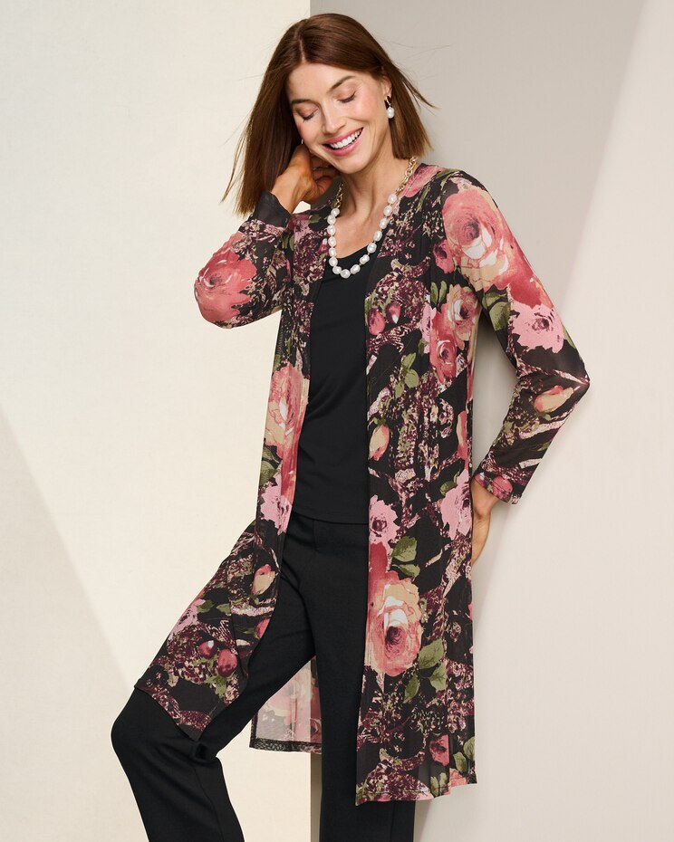 Roses Are Pink Mesh Jacket image number 1